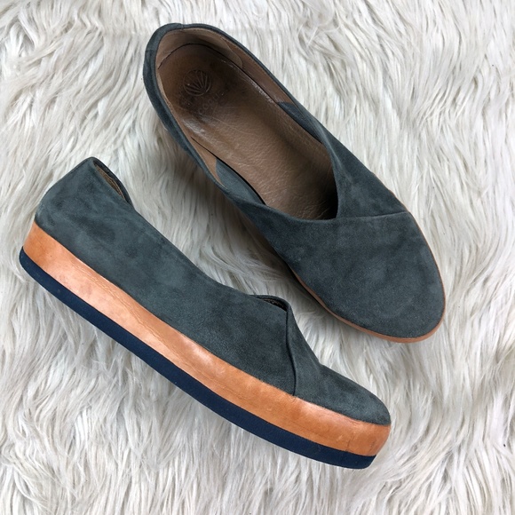 COCLICO Shoes - Coclico Glace Suede Leather Flats / Flatform